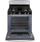 GE  30" Free-Standing Gas Range - Stainless Steel (JGBS30RETSS)
