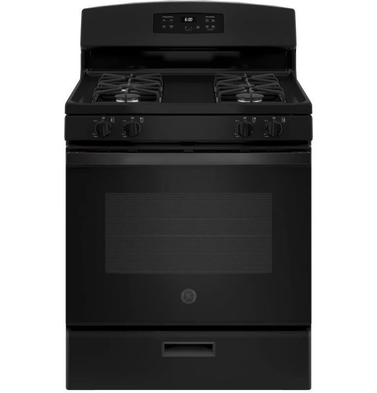 GE 30" Free-Standing Gas Range - Black (JGBS60DEKBB)