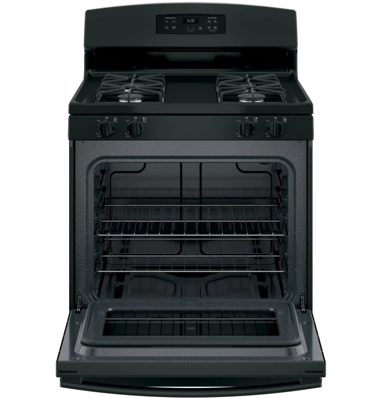 GE 30" Free-Standing Gas Range - Black (JGBS60DEKBB)