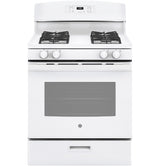 GE  30" Free-Standing Gas Range - White (JGBS60DEKWW)