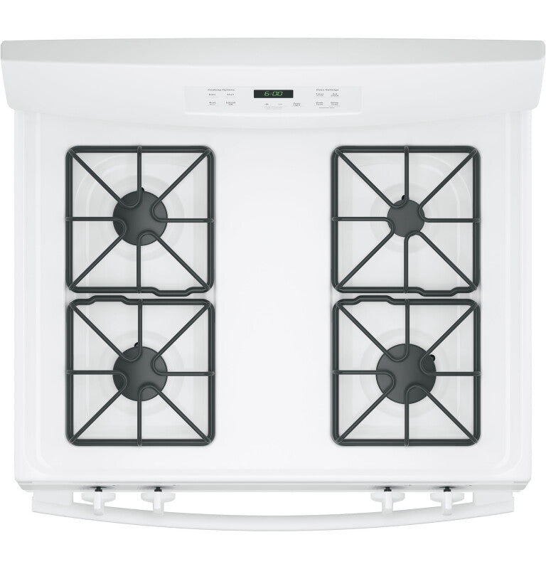 GE  30" Free-Standing Gas Range - White (JGBS60DEKWW)