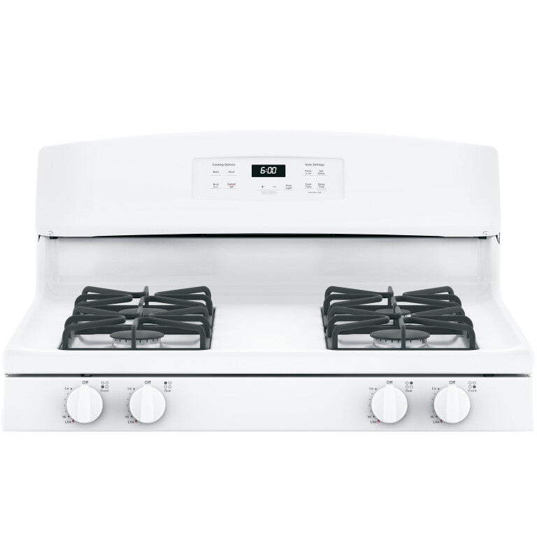 GE  30" Free-Standing Gas Range - White (JGBS60DEKWW)
