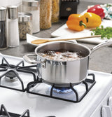 GE  30" Free-Standing Gas Range - White (JGBS60DEKWW)
