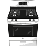 GE 30" Free-Standing Gas Range - Stainless Steel (JGBS60REKSS)