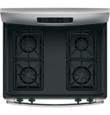 GE  30" Free-Standing Gas Range - Stainless Steel/Black (JGBS60REKSS)