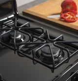 GE  30" Free-Standing Gas Range - Stainless Steel/Black (JGBS60REKSS)