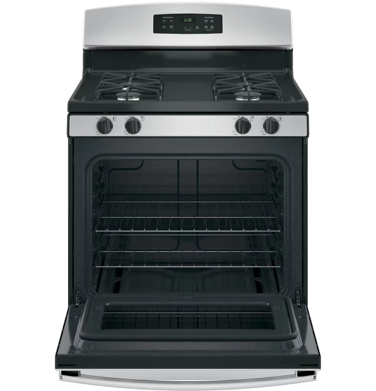 GE 30" Free-Standing Gas Range - Stainless Steel (JGBS60REKSS)
