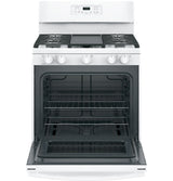 GE  30" Free-Standing Gas Range - White (JGBS66DEKWW)