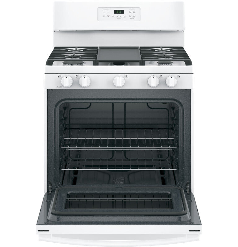 GE  Ge® 30" Free-standing Gas Range - White (JGBS66DEKWW)