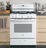 GE  30" Free-Standing Gas Range - White (JGBS66DEKWW)