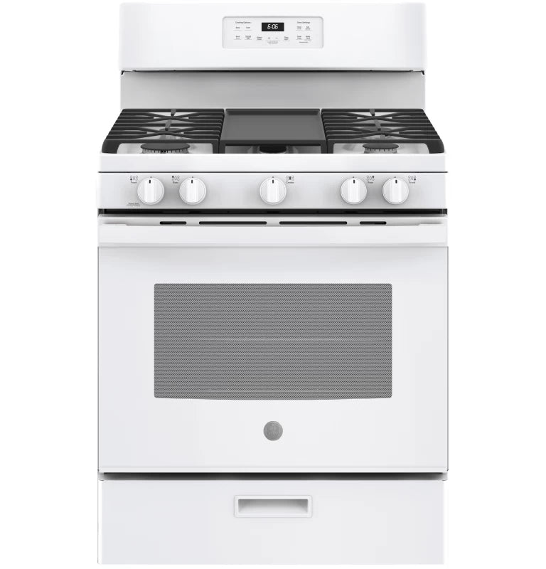 GE 30" Free-Standing Gas Range - White (JGBS66DEKWW)