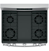 GE  30" Free-Standing Gas Range - Stainless Steel/Black (JGBS66REKSS)