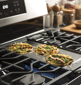 GE  30" Free-Standing Gas Range - Stainless Steel/Black (JGBS66REKSS)