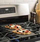 GE  30" Free-Standing Gas Range - Stainless Steel/Black (JGBS66REKSS)