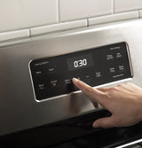 GE  30" Free-Standing Gas Range - Stainless Steel/Black (JGBS66REKSS)