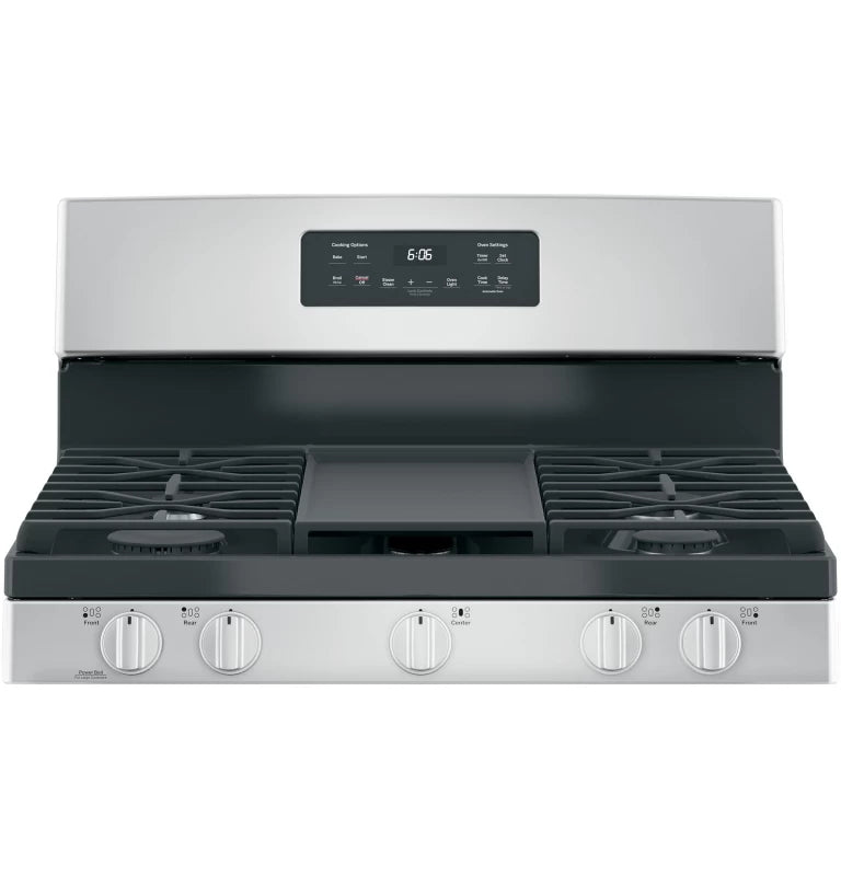 GE 30" Free-Standing Gas Range - Stainless Steel (JGBS66REKSS)