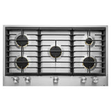 JennAir Euro-Style 36" 5-Burner Gas Cooktop - Stainless Steel (JGC3536GS)