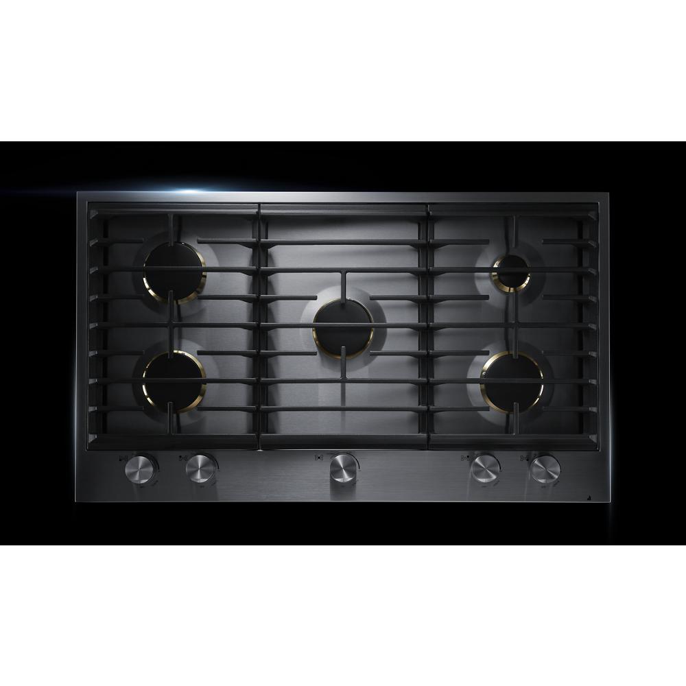 JennAir Euro-Style 36" 5-Burner Gas Cooktop - Stainless Steel (JGC3536GS)