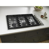 JennAir Euro-Style 36" 6-Burner Gas Cooktop - Stainless Steel (JGC7636BS)