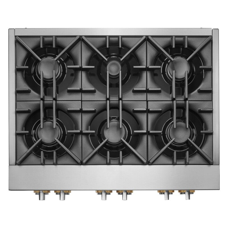JennAir RISE 36" Gas Rangetop - Stainless Steel (JGCP436HL)