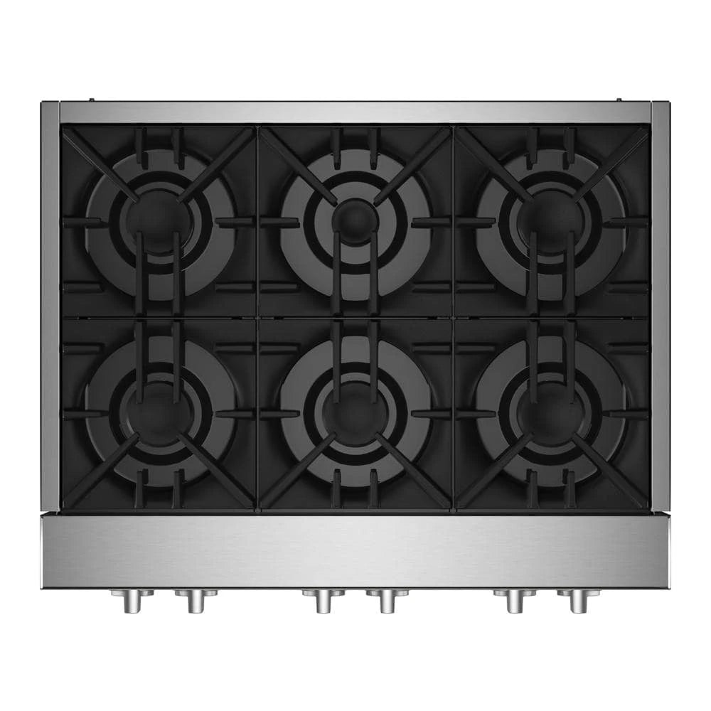 JENNAIR  Rise™ 36" Gas Rangetop - Stainless Steel (JGCP436HL)