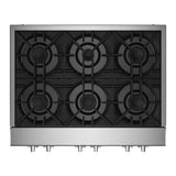 JENNAIR  Rise™ 36" Gas Rangetop - Stainless Steel (JGCP436HL)