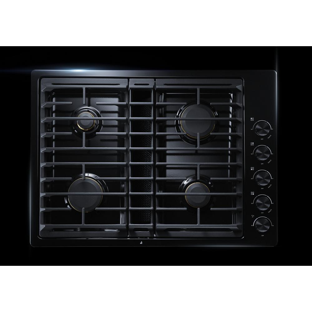 JennAir 30” JX3™ Gas Downdraft Cooktop - Black (JGD3430GB)