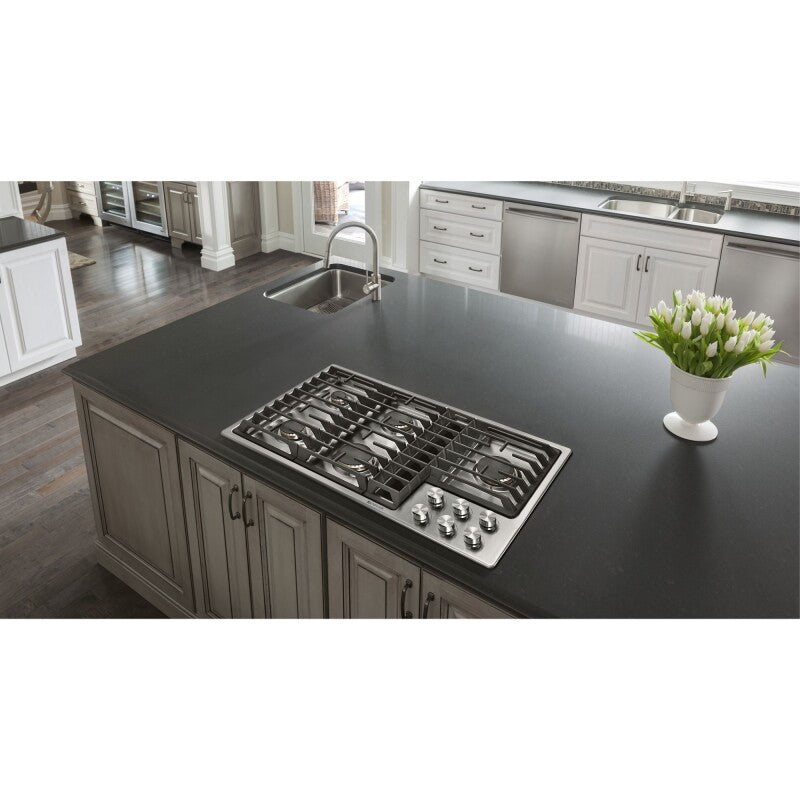 JennAir Euro-Style 36" JX3™ Gas Downdraft Cooktop - Stainless Steel (JGD3536GS)