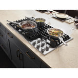JENNAIR  JENN AIR CKTP GAS 36" DOWNDRAFT - Stainless Steel (JGD3536GS)