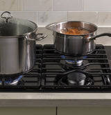 GE  30" Built-In Gas Cooktop with Dishwasher-Safe Grates - Black (JGP3030DLBB)