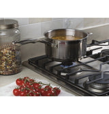 GE 30" Built-In Gas Cooktop with Dishwasher-Safe Grates - Stainless Steel (JGP3030SLSS)