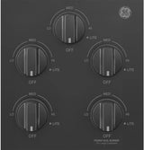GE 36" Built-In Gas Cooktop with Dishwasher-Safe Grates - Black (JGP3036DLBB)