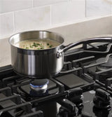 GE 36" Built-In Gas Cooktop with Dishwasher-Safe Grates - Black (JGP3036DLBB)