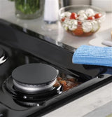 GE 36" Built-In Gas Cooktop with Dishwasher-Safe Grates - Black (JGP3036DLBB)