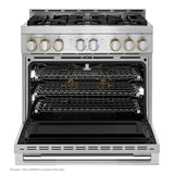 JENNAIR  36" Rise™ Gas Professional-style Range - Stainless Steel (JGRP436HL)