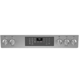 GE 30" Slide-In Front-Control Convection Gas Range with No Preheat Air Fry - Stainless Steel (JGS760SPSS)
