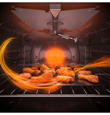 GE 30" Slide-In Front-Control Convection Gas Range with No Preheat Air Fry - Stainless Steel (JGS760SPSS)