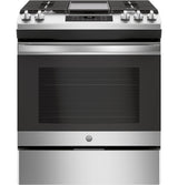 GE 30" Slide-In Front Control Gas Range - Stainless Steel (JGSS66SELSS)