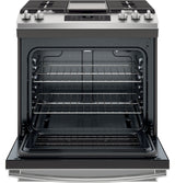 GE 30" Slide-In Front Control Gas Range - Stainless Steel (JGSS66SELSS)