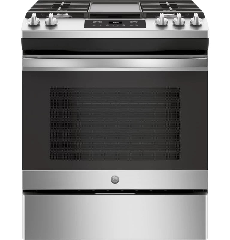 GE 30" Slide-In Front Control Gas Range -  (JGSS66SELSS)