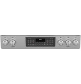 GE 30" Slide-In Front Control Gas Double Oven Range - Stainless Steel (JGSS86SPSS)