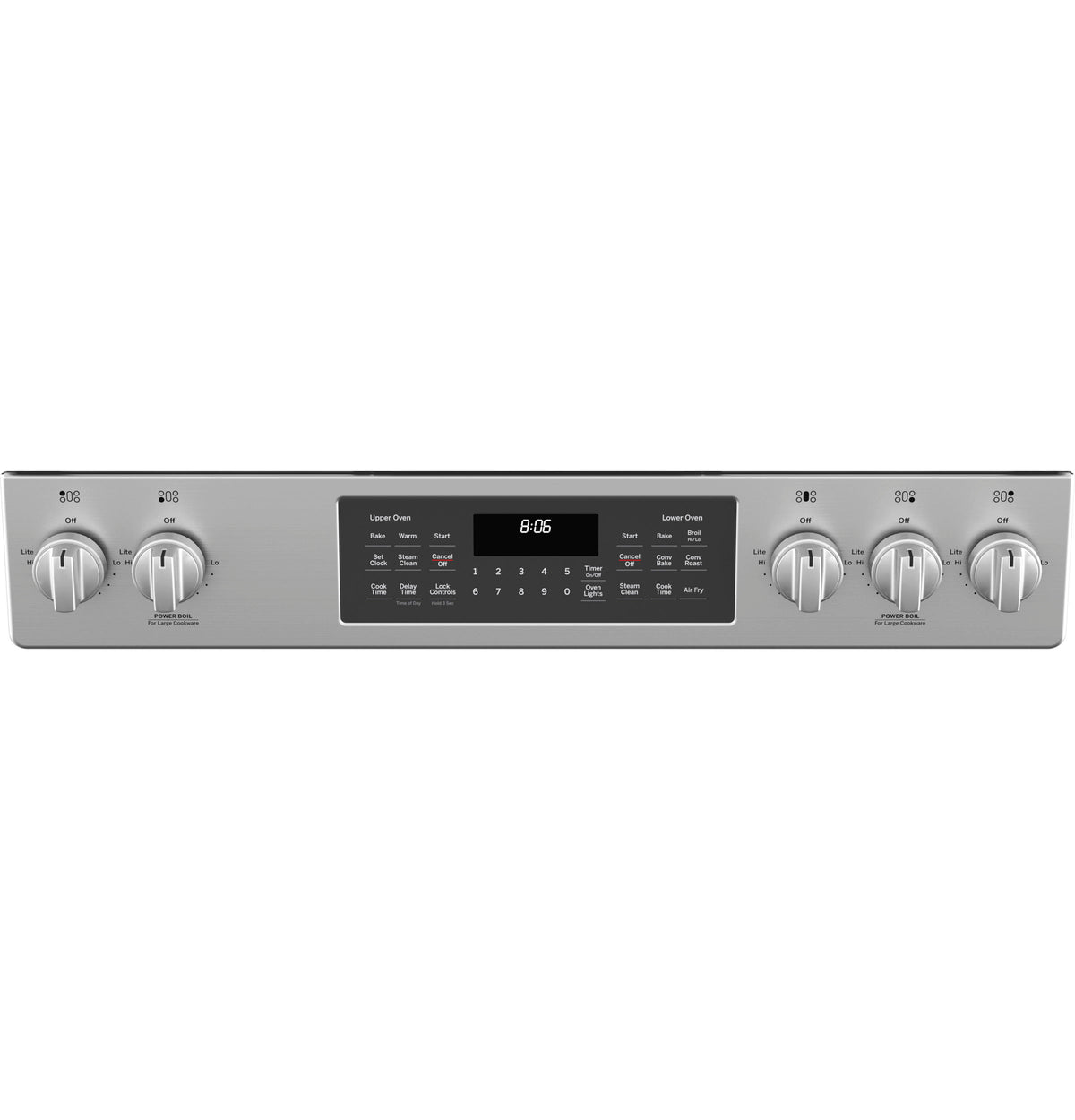 GE  30" Slide-In Front Control Gas Double Oven Range - Stainless Steel (JGSS86SPSS)