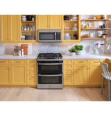 GE  30" Slide-In Front Control Gas Double Oven Range - Stainless Steel (JGSS86SPSS)