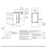 GE 27" Built-In Combination Microwave/Thermal Wall Oven - Stainless Steel (JK3800SHSS)