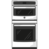 GE  27" Built-In Combination Microwave/Thermal Wall Oven - Stainless Steel (JK3800SHSS)