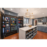 JennAir 18" Built-In Column Freezer with RISE Panel Kit, Left Swing - Stainless Steel (JKCPL181GL)