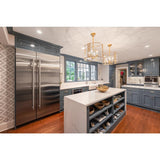 JennAir 18" Built-In Column Freezer with RISE Panel Kit, Left Swing - Stainless Steel (JKCPL181GL)