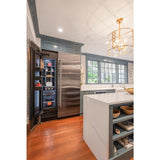 JennAir 18" Built-In Column Freezer with RISE Panel Kit, Left Swing - Stainless Steel (JKCPL181GL)