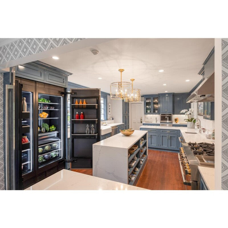 JennAir 18" Built-In Column Freezer with RISE Panel Kit, Left Swing - Stainless Steel (JKCPL181GL)