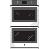 GE 27" Smart Built-In Double Wall Oven - White (JKD3000DNWW)